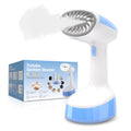 Loheer Steamer for Clothes, 110-240V Travel Steamer & Iron 2 in 1, 1500W Powerful Steam, Portable Handheld Garment Wrinkle Remover, 15s Fast Heat-Up for Global & Europe